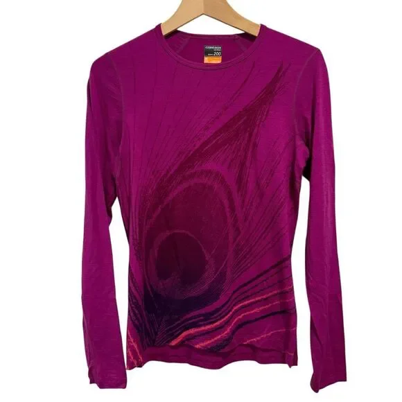 Icebreaker 200 Oasis Long Sleeve Crewe Size M - Picture 1 of 5